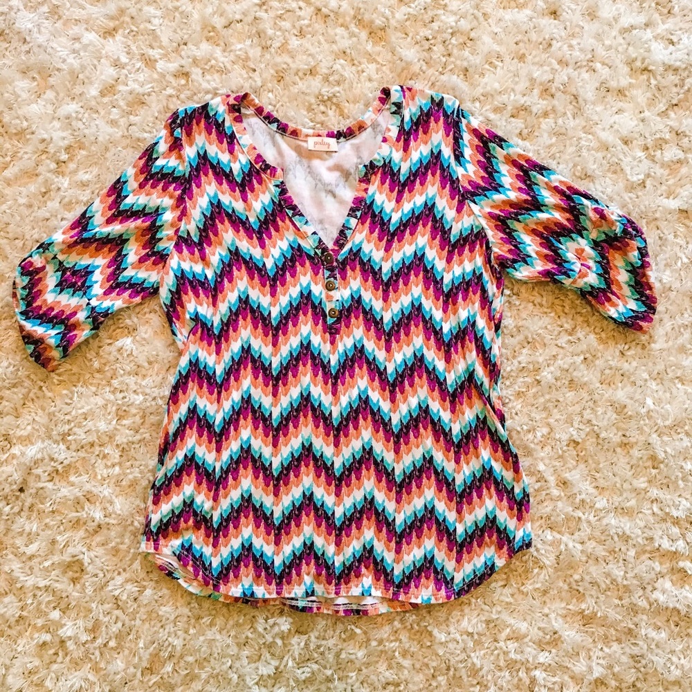 Colorful Casual Top
